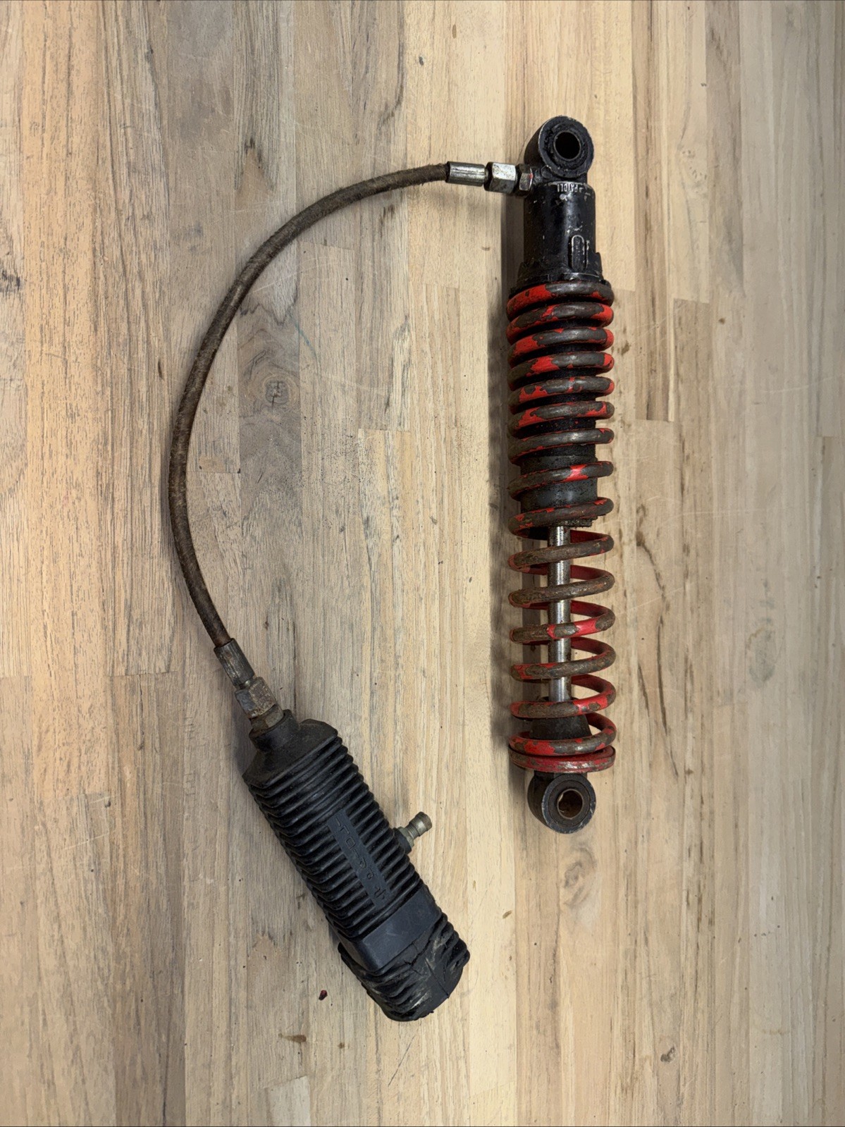 Vintage Paioli Front Shock w/ Remote Reservoir  ATV  PARTS REBUILD