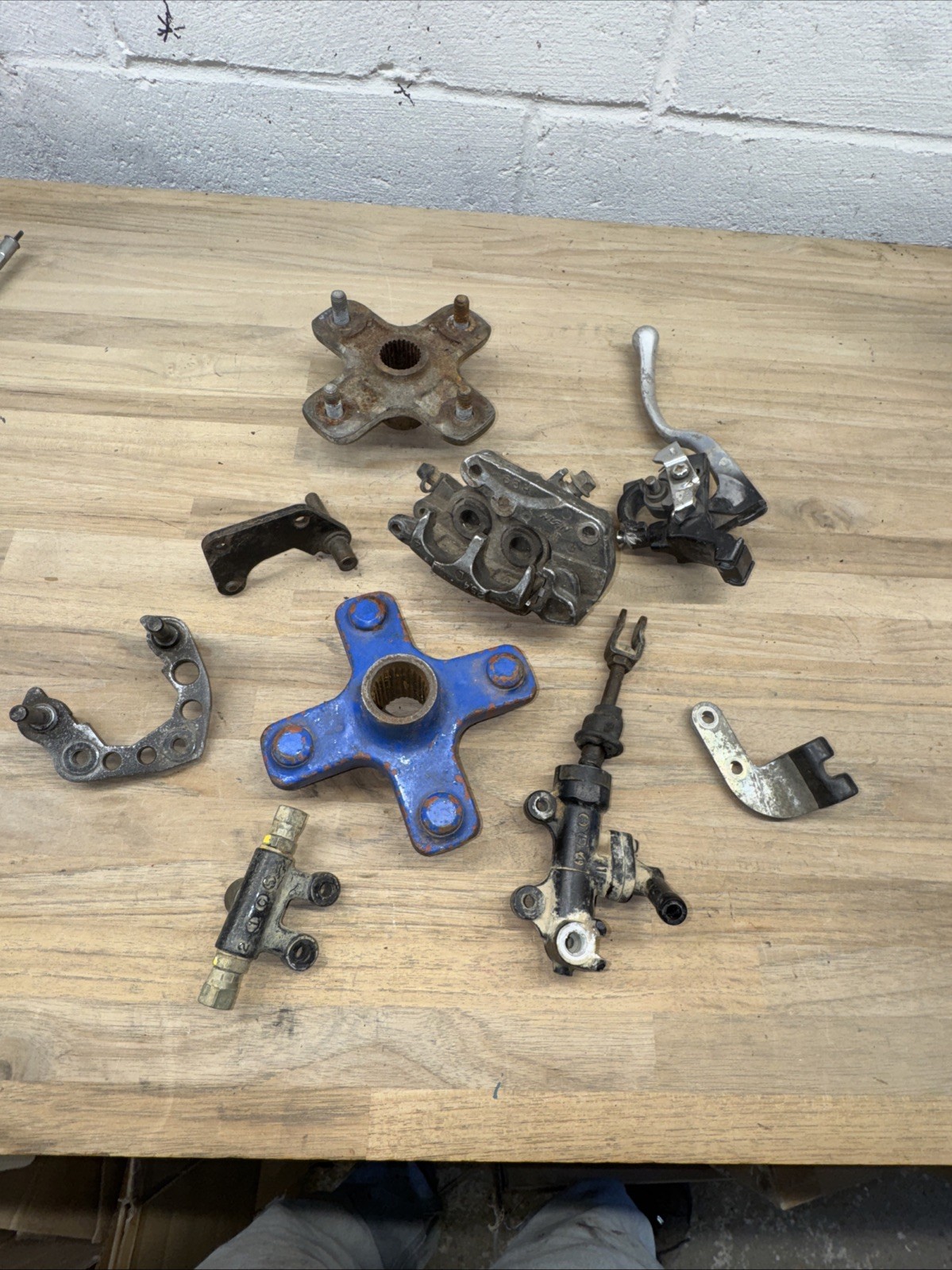 Vintage Honda ATC TRX ? ATV Misc OEM Parts Lot For Parts Repair