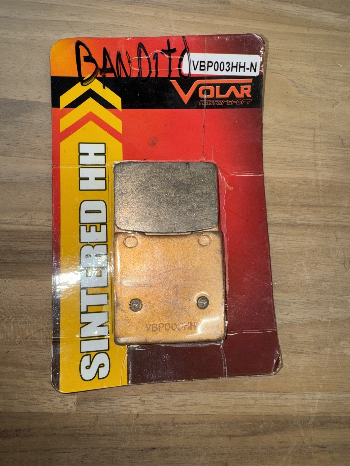Volar Motorsport Sintered HH Brake Pads VBP003HH-N New Old Stock