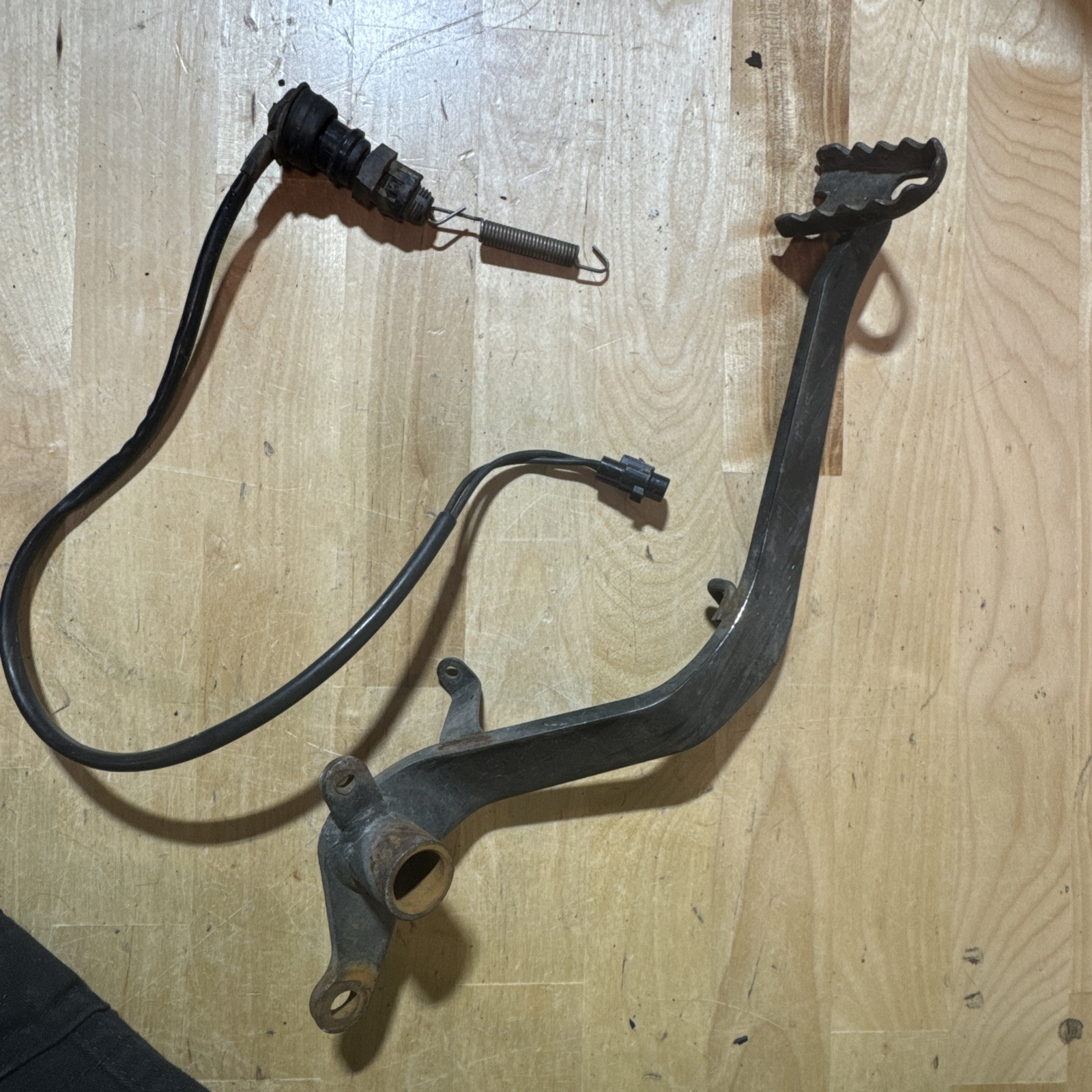 2003 Raptor 660 660R OEM Rear Brake Caliper Master Cylinder Pedal Assembly
