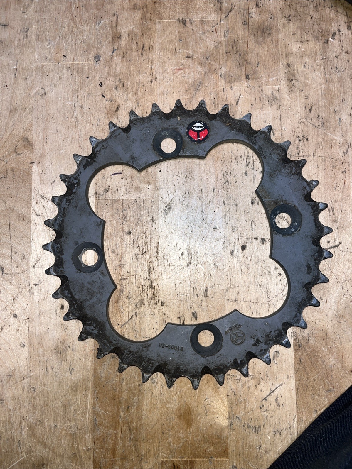 ✅  Honda Atc250r Trx250r Rear Sprocket Gear Chain 36 Tooth #2