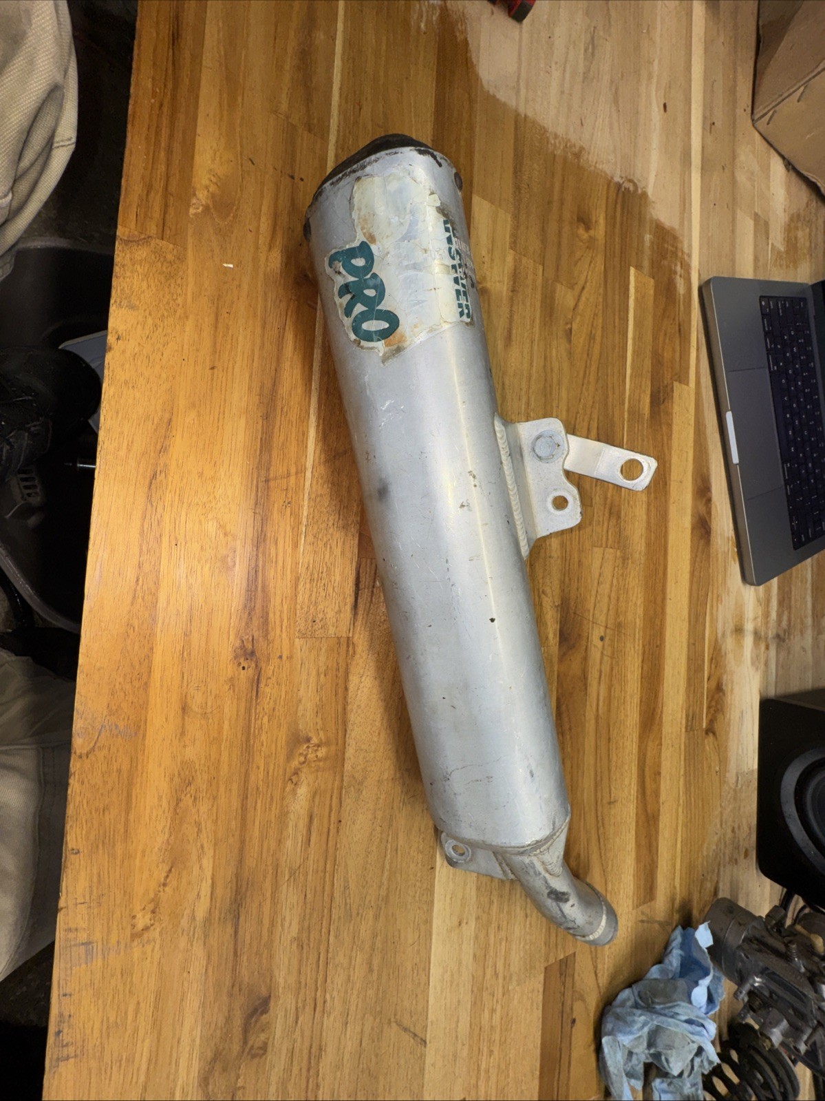 Vintage J&R Answer Aluminum Exhaust Muffler | Off-Road Powersports | Unknown