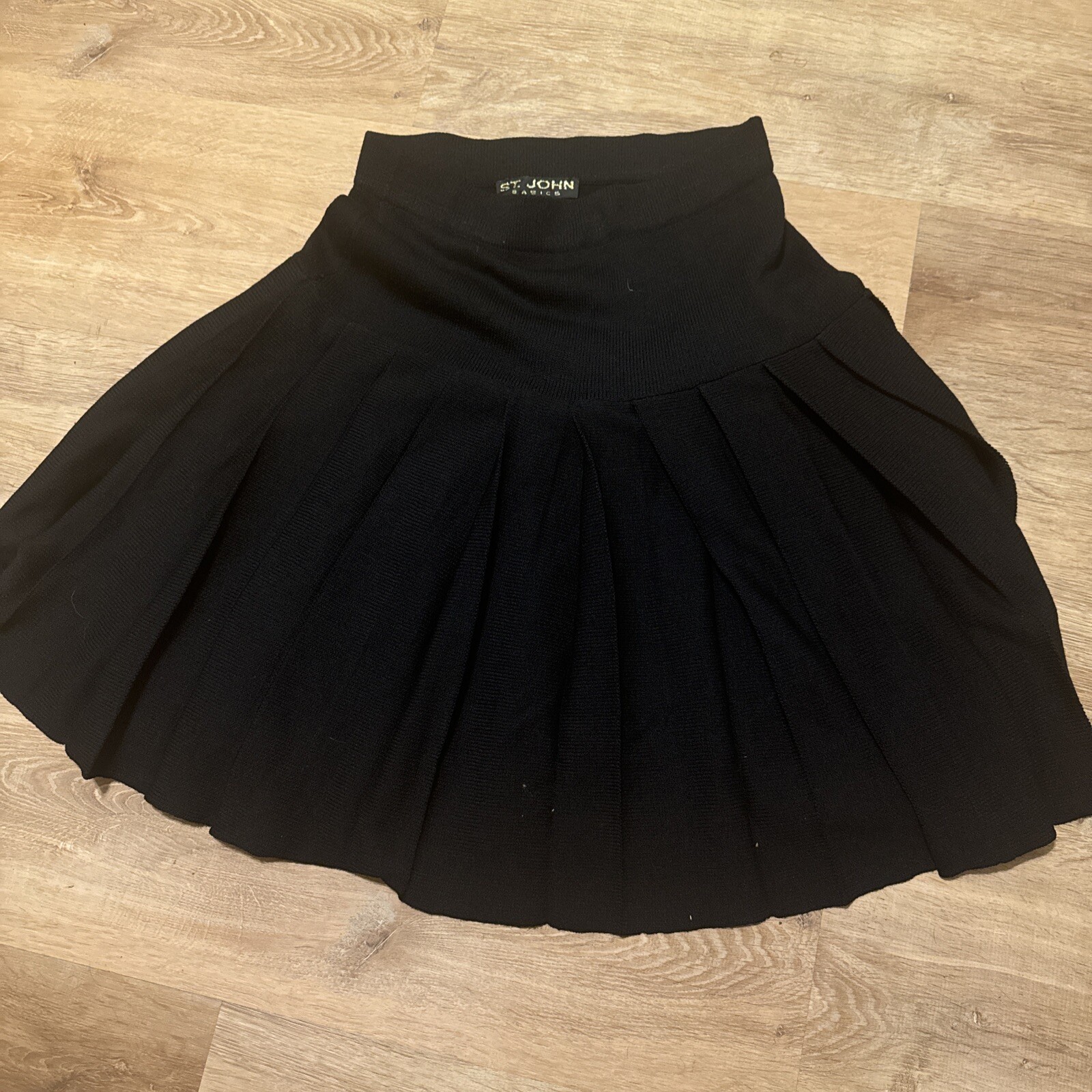 St. John Pleated Skirt