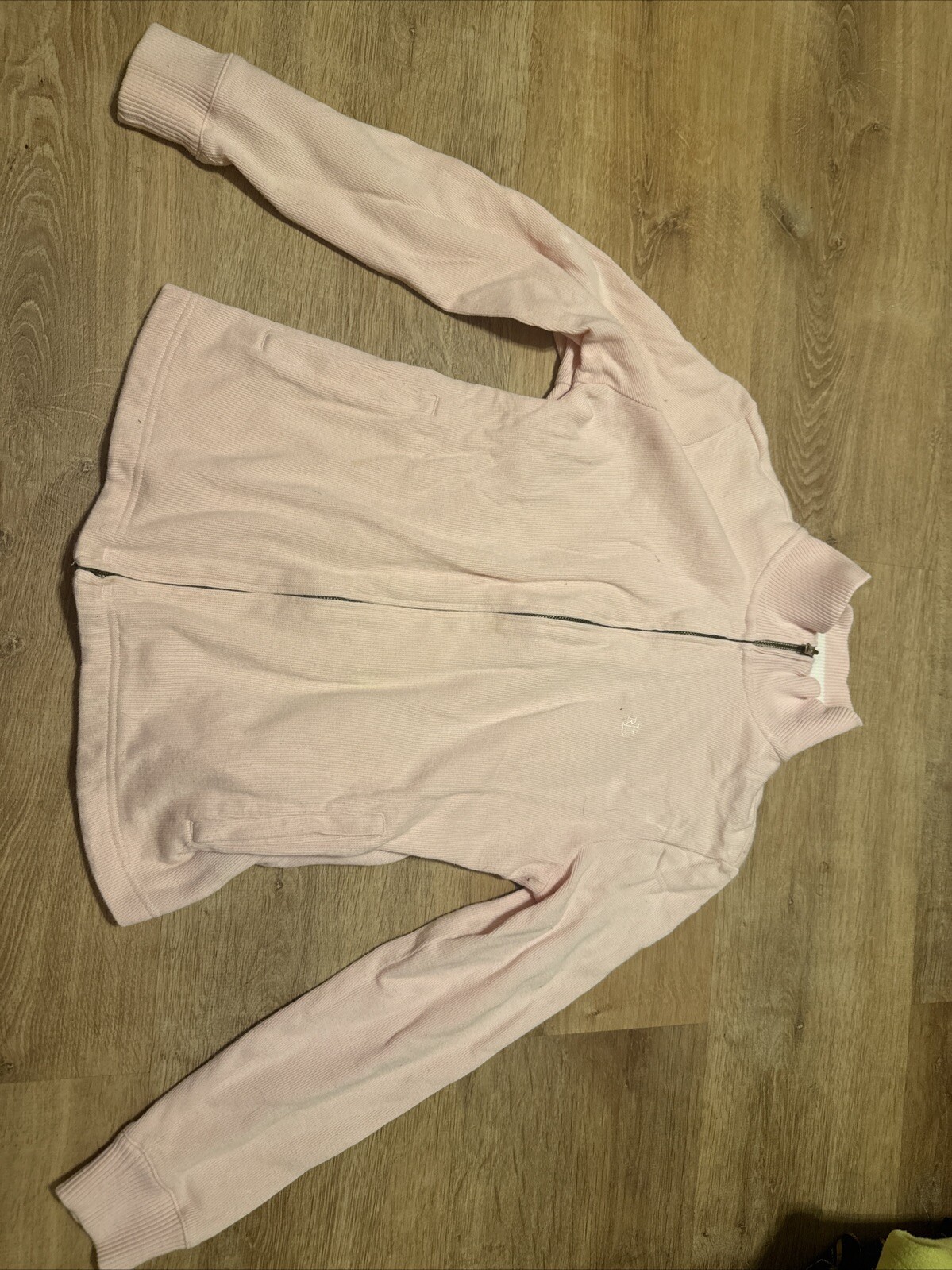 Lauren Ralph Lauren Women's Petite Pink Fleece Full Zip Jacket Size PL