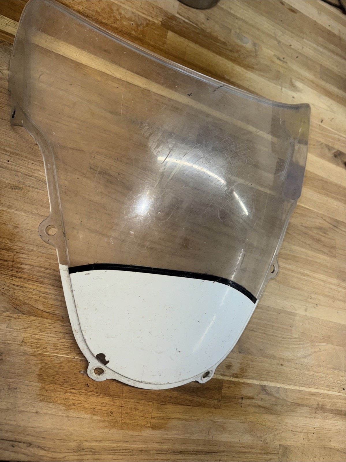 Vintage Motorcycle Cafe Racer Windshield Fairing Clear Universal Custom