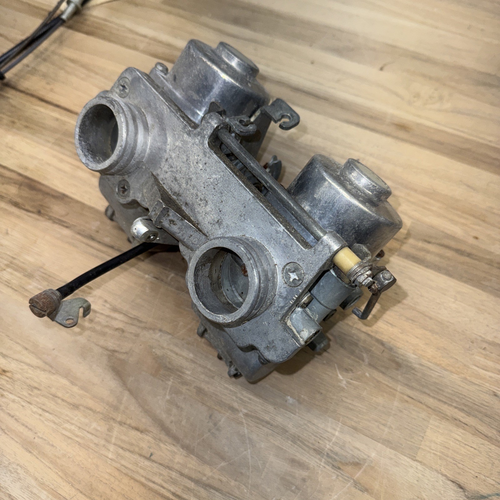 Keihin CVK Dual Carburetors OEM Japan Twin Carb Rack For Rebuild