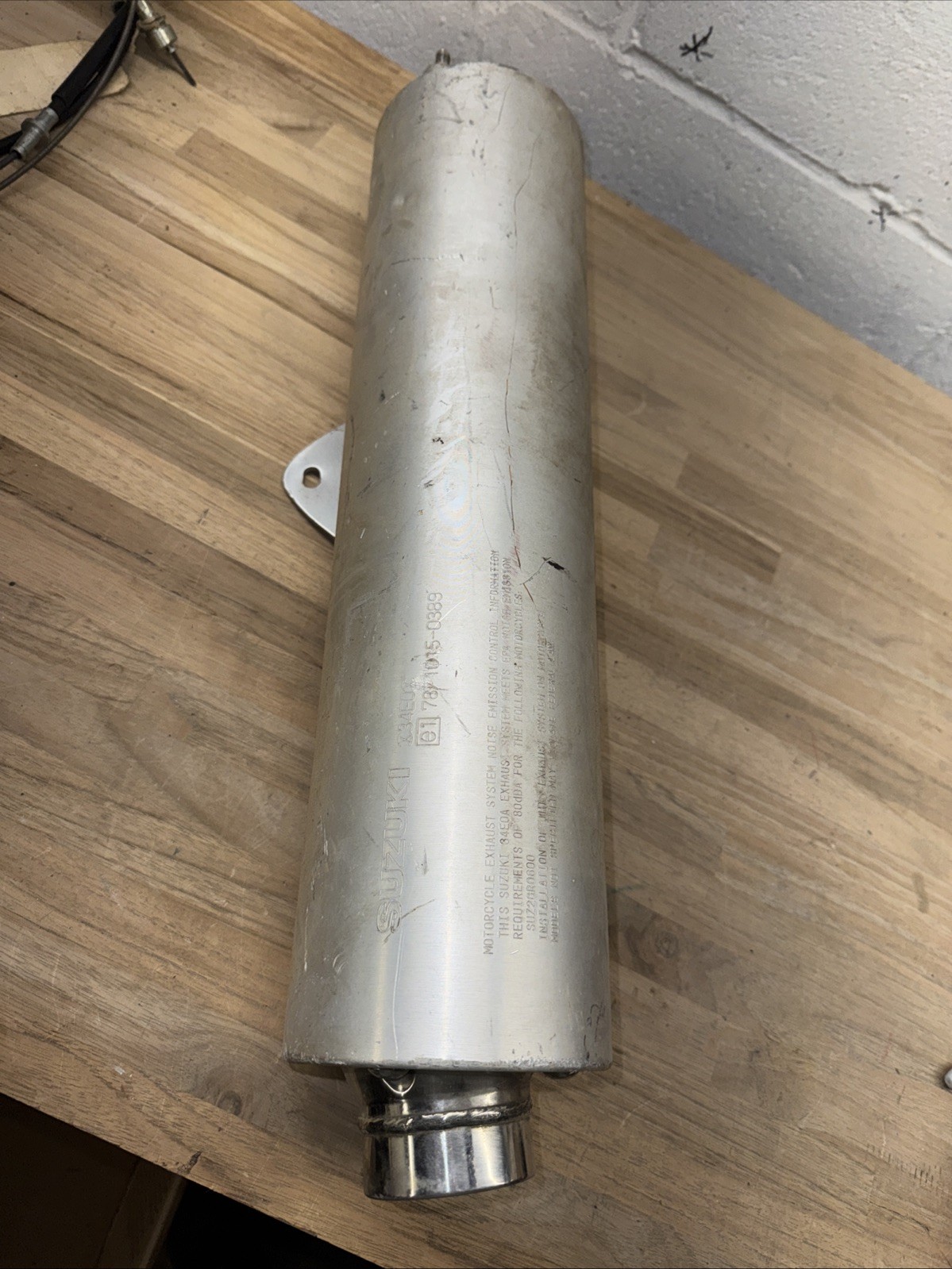 Suzuki OEM Motorcycle Exhaust Muffler X34E0X e11 78 1015-0389