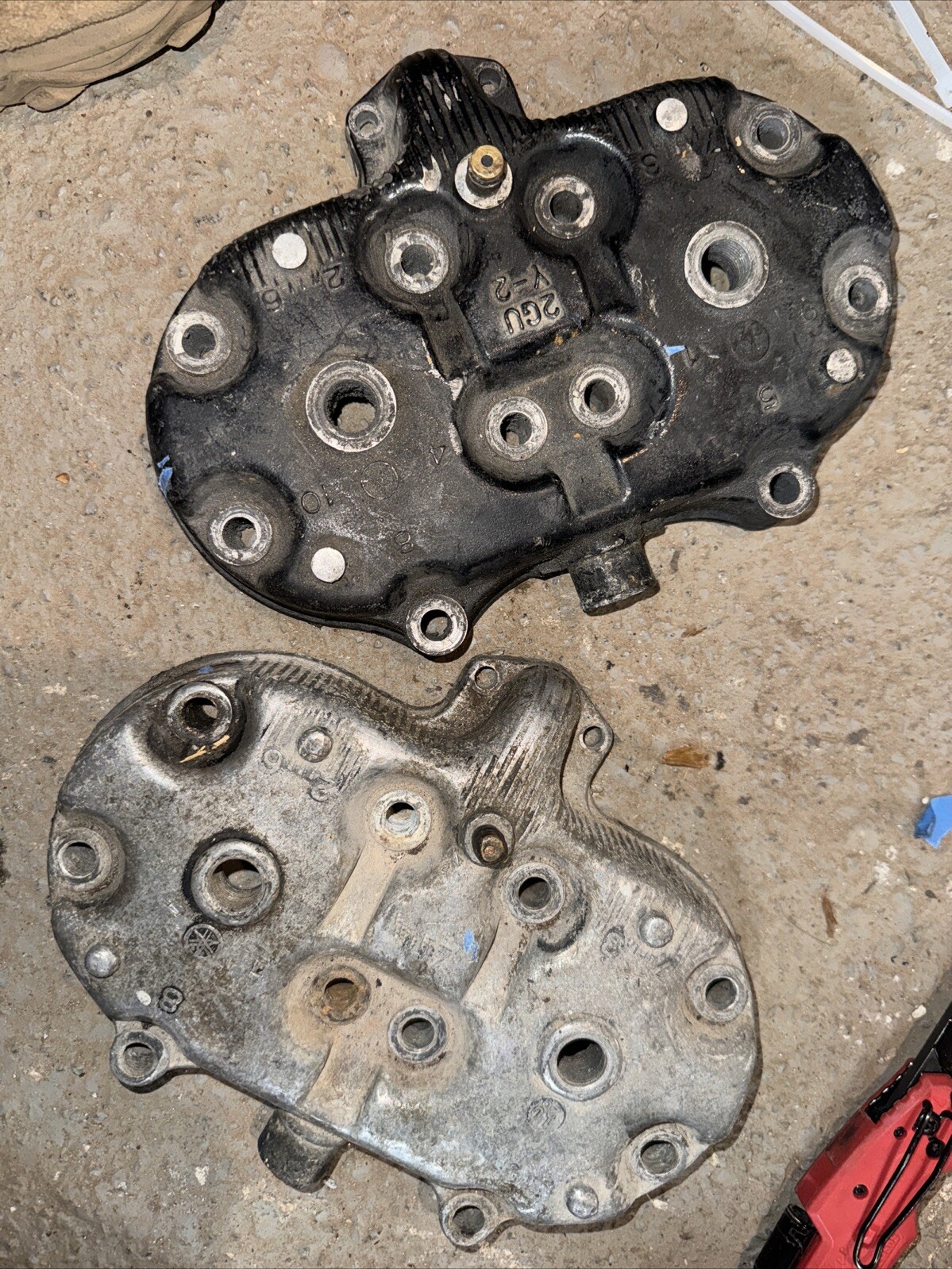 87-06 YAMAHA BANSHEE ENGINE TOP END CYLINDER HEAD COVERS 2