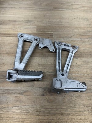 Motorcycle Rear Passenger Footpeg Bracket Pair L&R Cast Aluminum Unknown Fit
